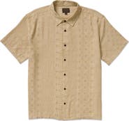 Billabong Needle Garage Jacquard Short Sleeve Button-Up Shirt