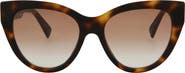 Gucci 53mm Cat Eye Sunglasses