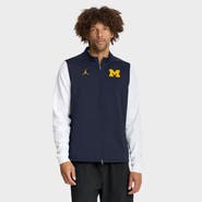 Jordan Brand Men's Jordan Brand Navy Michigan Wolverines Primetime Victory Performance Full-Zip Vest