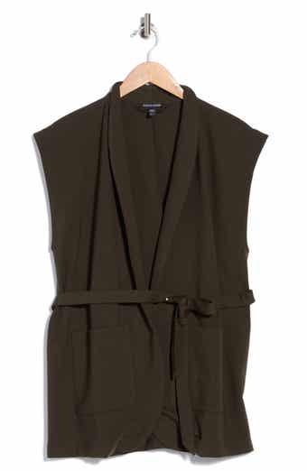 High Collar Long Vest