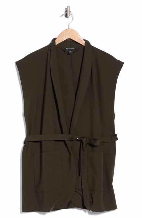 High Collar Long Vest