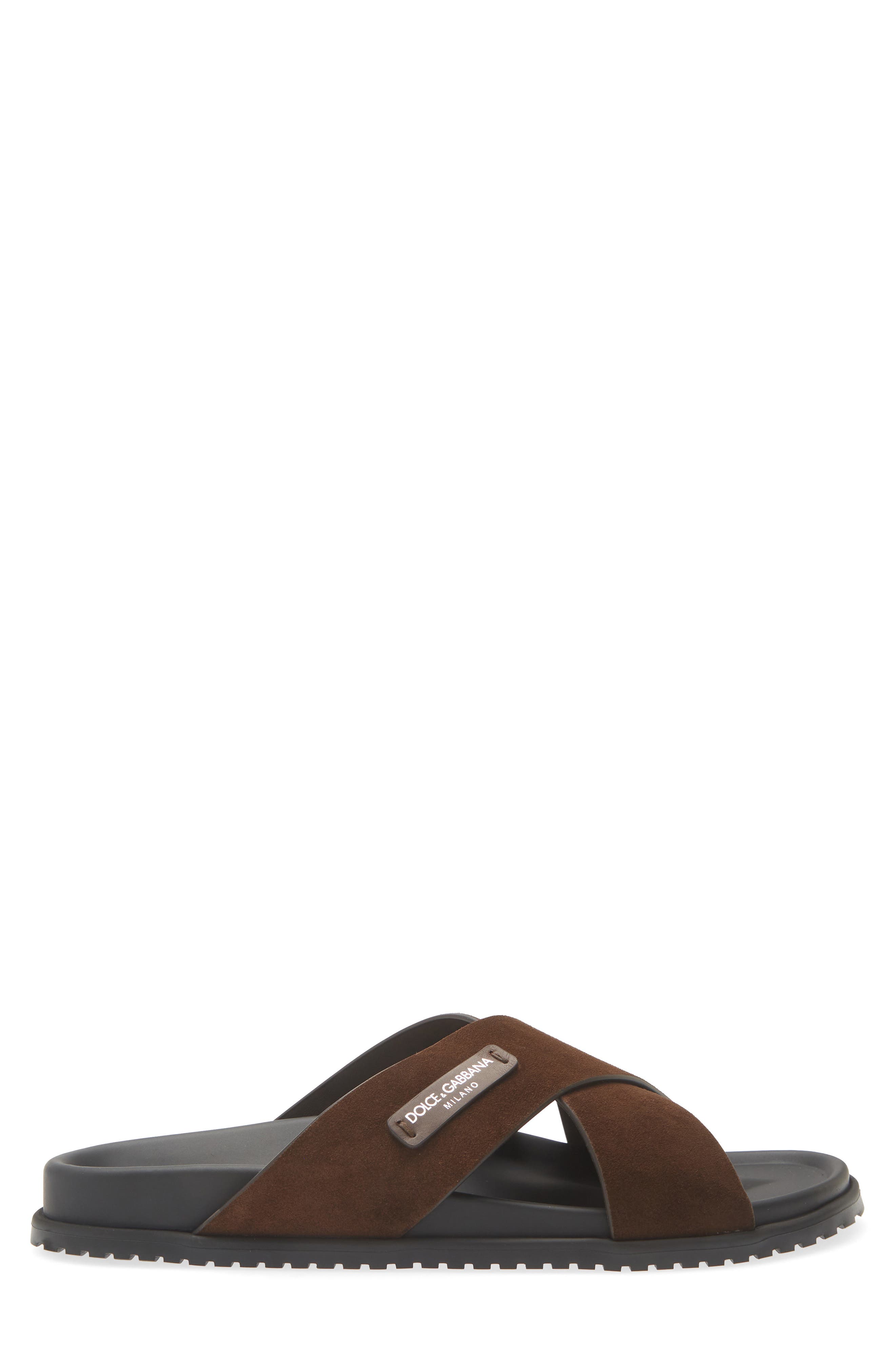 Slide Sandal, Alternate, color, EBANO/ CIOCCOLATO