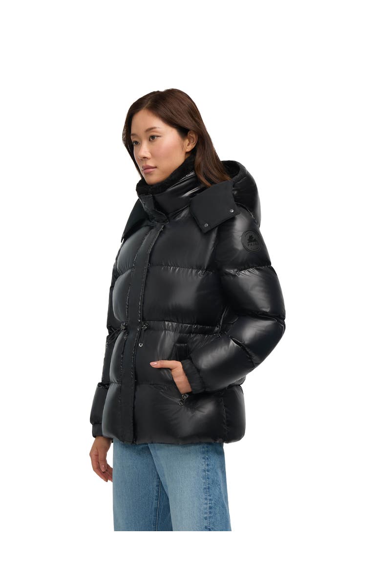 Pajar Halo Puffer with Removable Hood, Alternate, color, Black