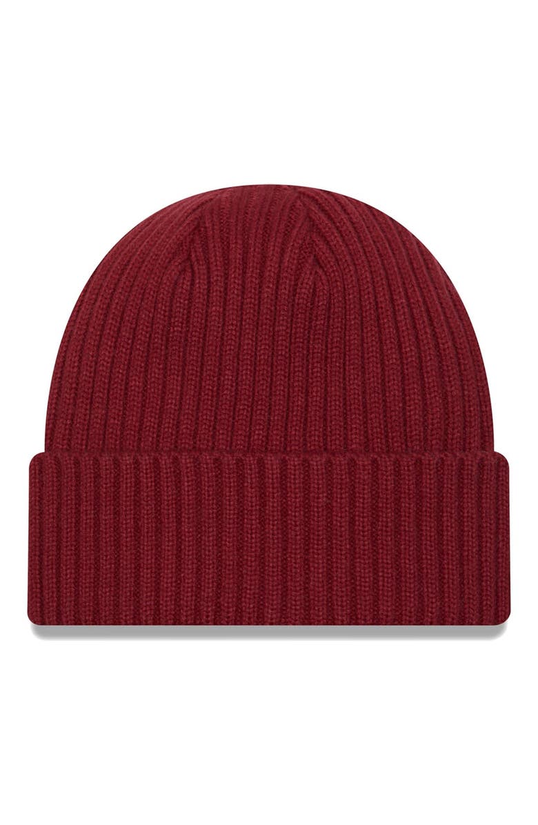 New Era Men's New Era  Cardinal Washington Commanders Color Pack Cuffed Knit Hat, Alternate, color, 