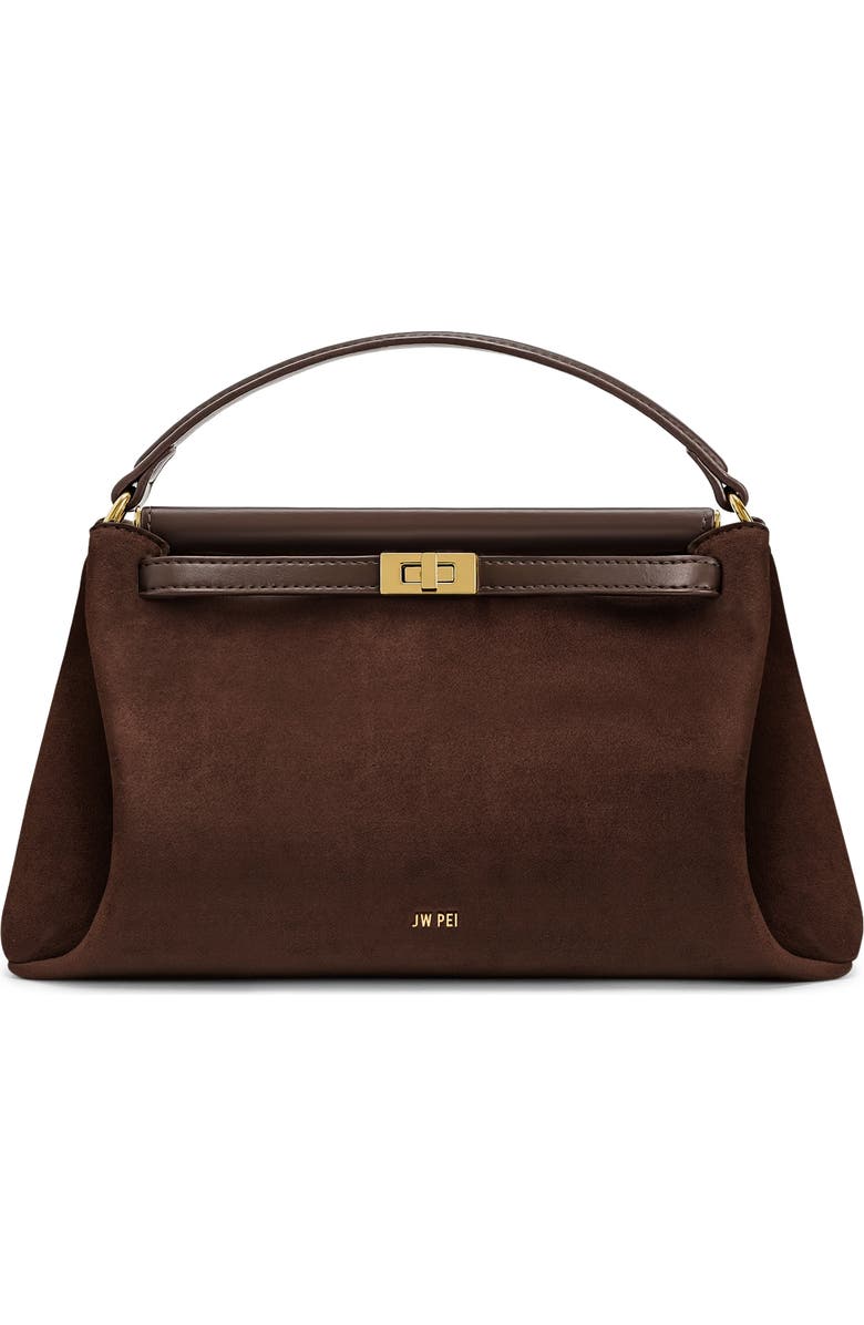 JW PEI Carmen Top Handle Bag, Main, color, Dark Brown