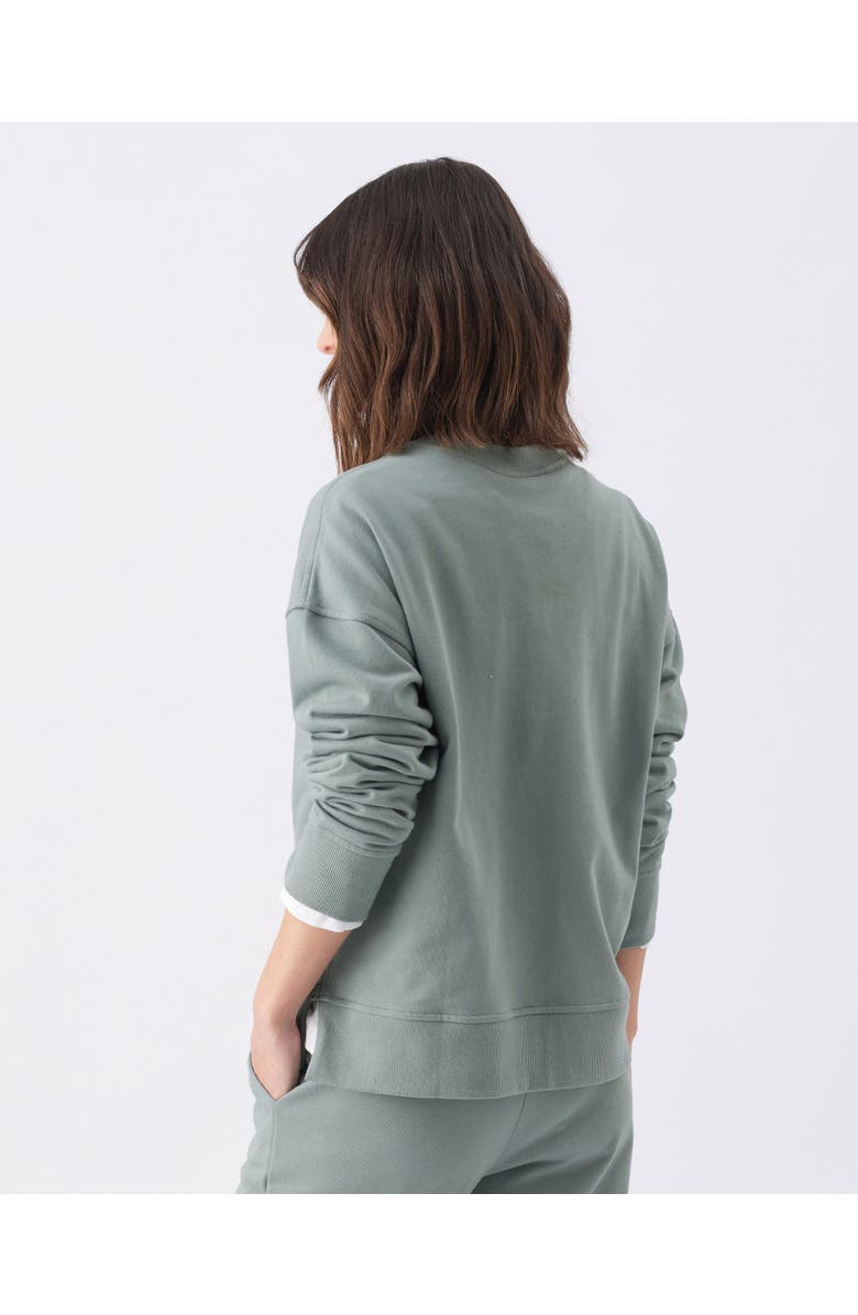 Ripe Maternity Relax Nursing Sweat Sage, Alternate, color, Green