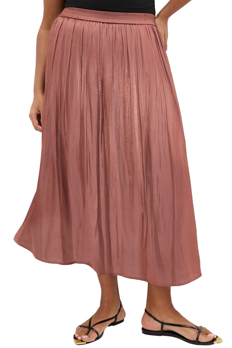 Camilla Maxi Skirt, Main, color, DESERT ROSE