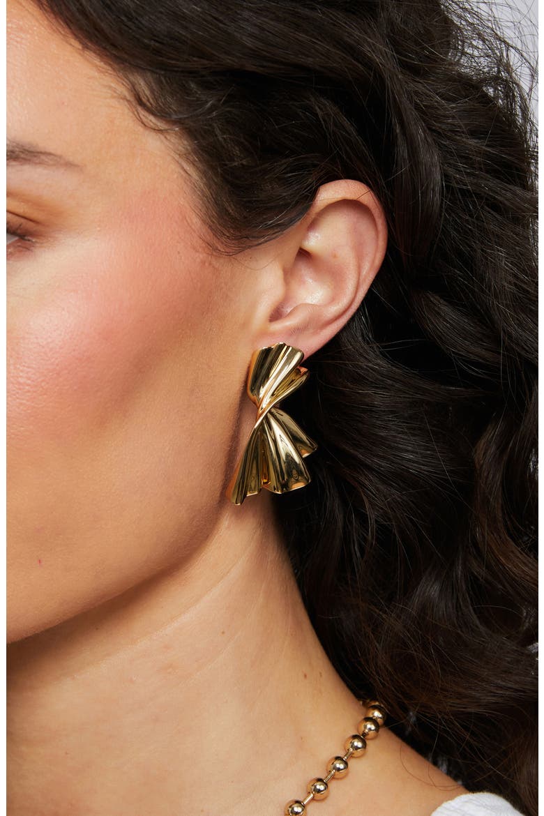 Monica Earrings, Alternate, color, GOLD