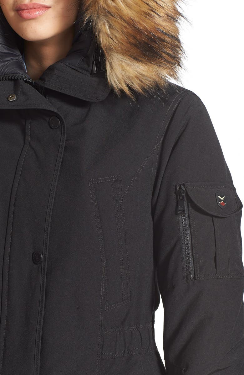 1 Madison 'Expedition' Faux Fur Trim Parka, Alternate, color, 