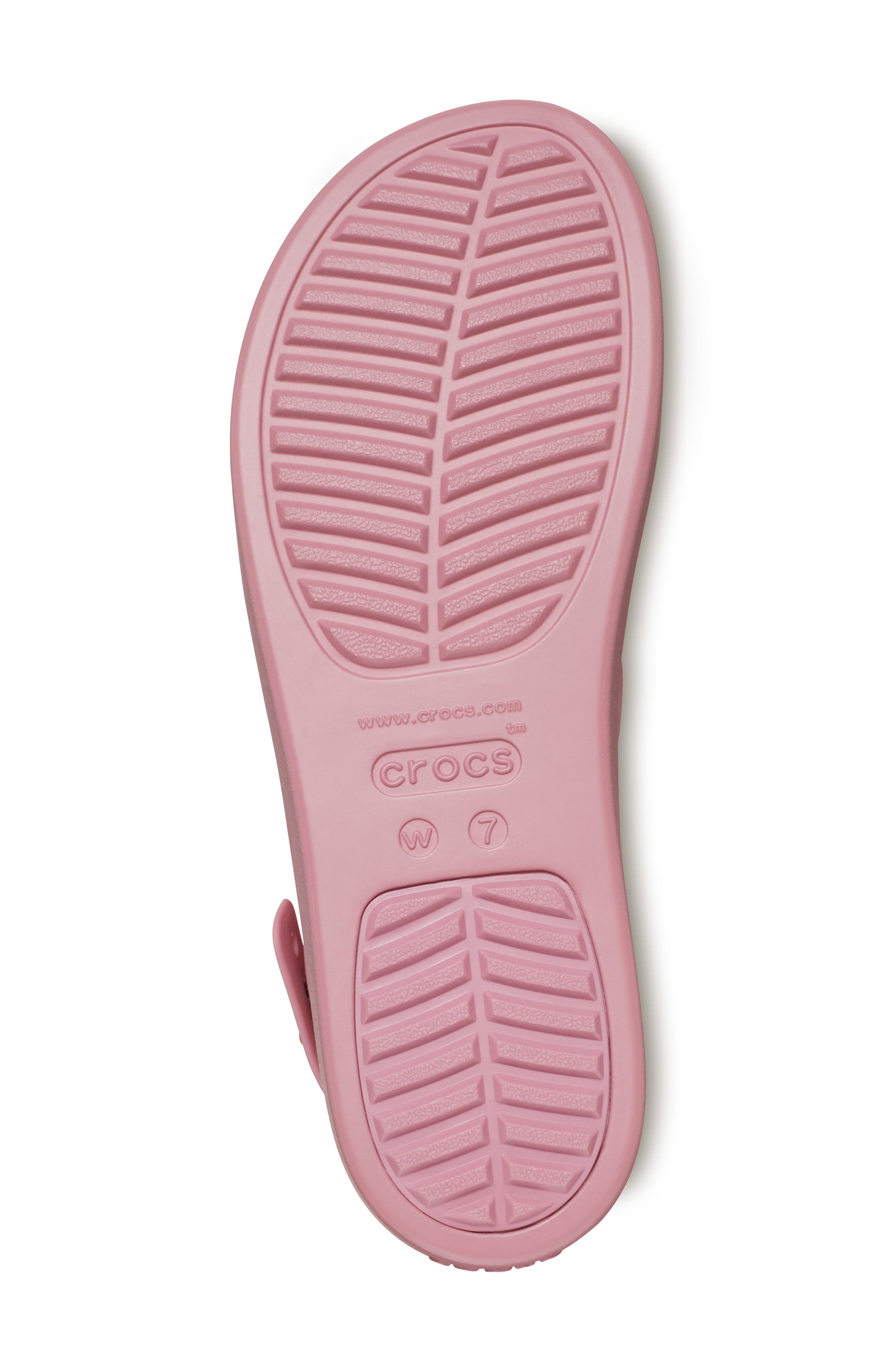 CROCS Brooklyn Woven Water Resistant Wedge Sandal, Alternate, color, Rosette