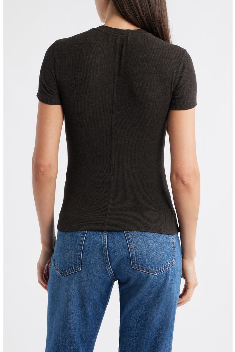The Rib Baby T-Shirt, Alternate, color, COFFEE HEATHER