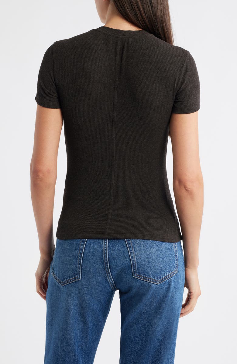 FRAME The Rib Baby T-Shirt, Alternate, color, Coffee Heather