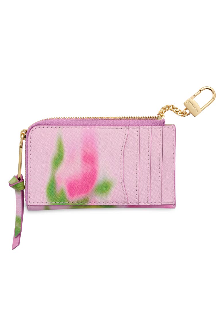 The Top Zip Multi Wallet, Alternate, color, RIBBON PINK MULTI