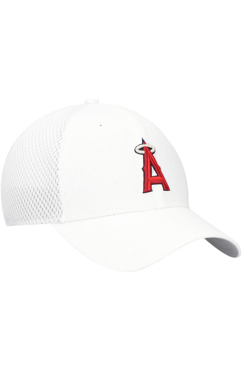 New Era Men's New Era White Los Angeles Angels REPREVE Neo 39THIRTY Flex Hat, Alternate, color, White
