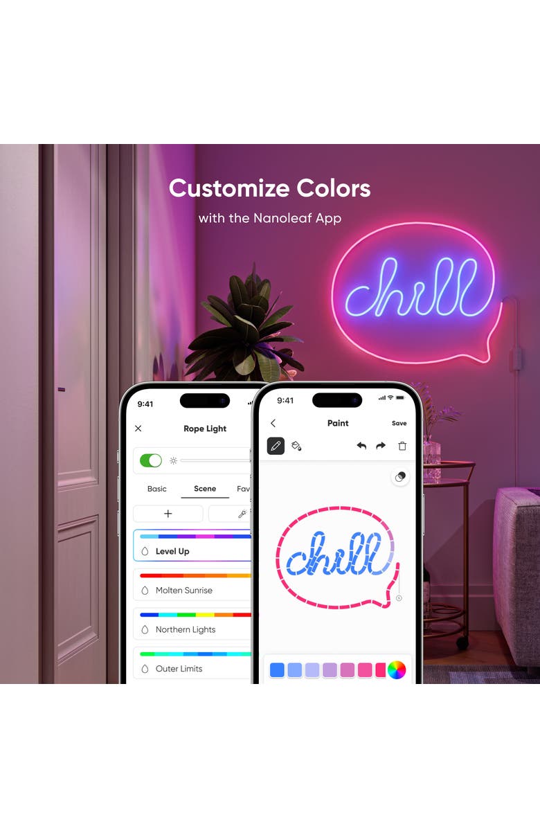 Nanoleaf Matter Smart Multicolor Rope Light, Alternate, color, Multicolor