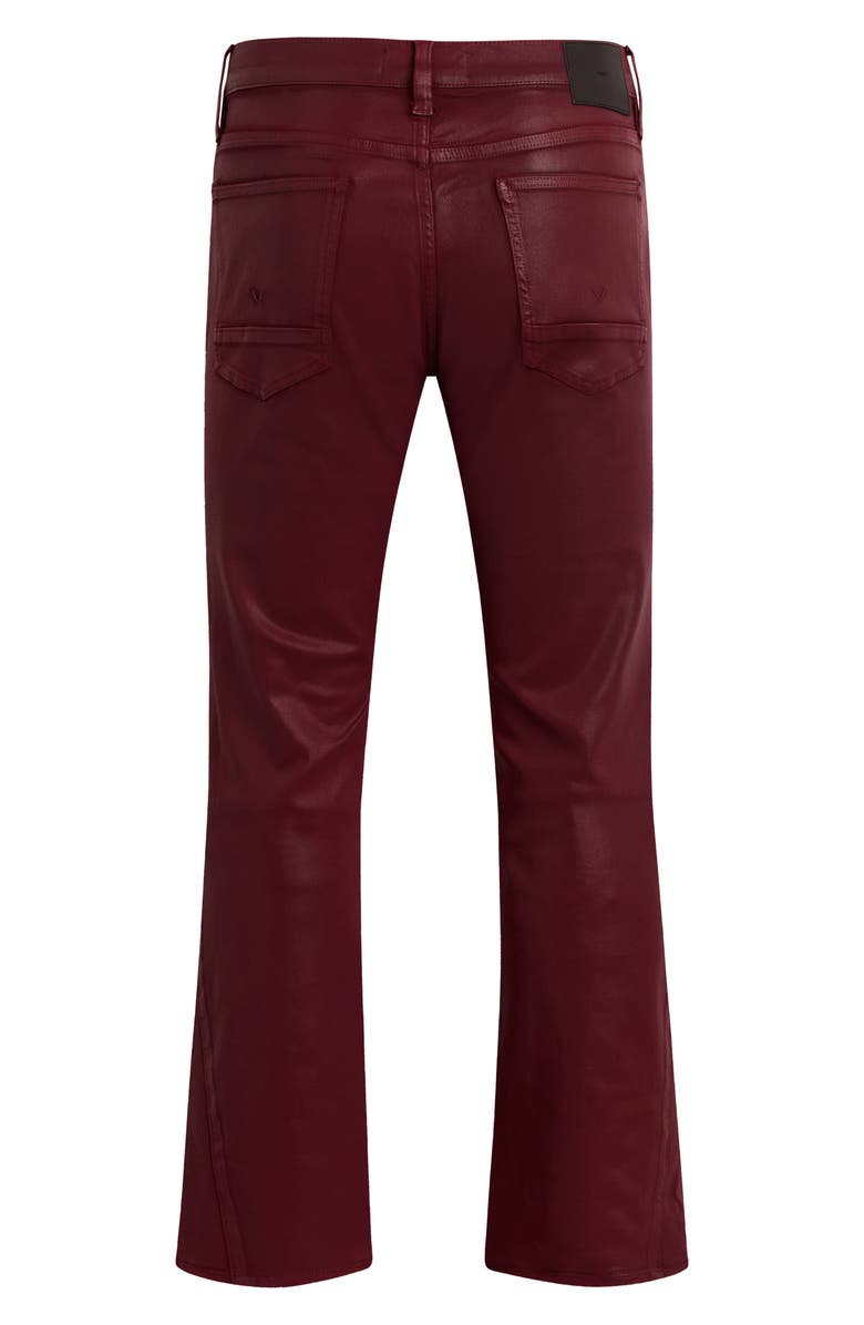 Hudson Jeans Walker Kick Flare Jeans, Alternate, color, Red Wax