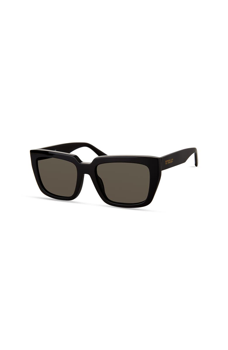 Derek Lam 10 Crosby Aero Sunglasses, Alternate, color, Black
