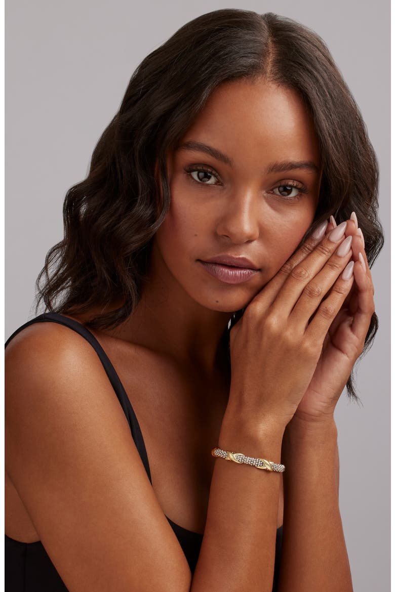 Embrace Station Bracelet, Alternate, color, METALLIC