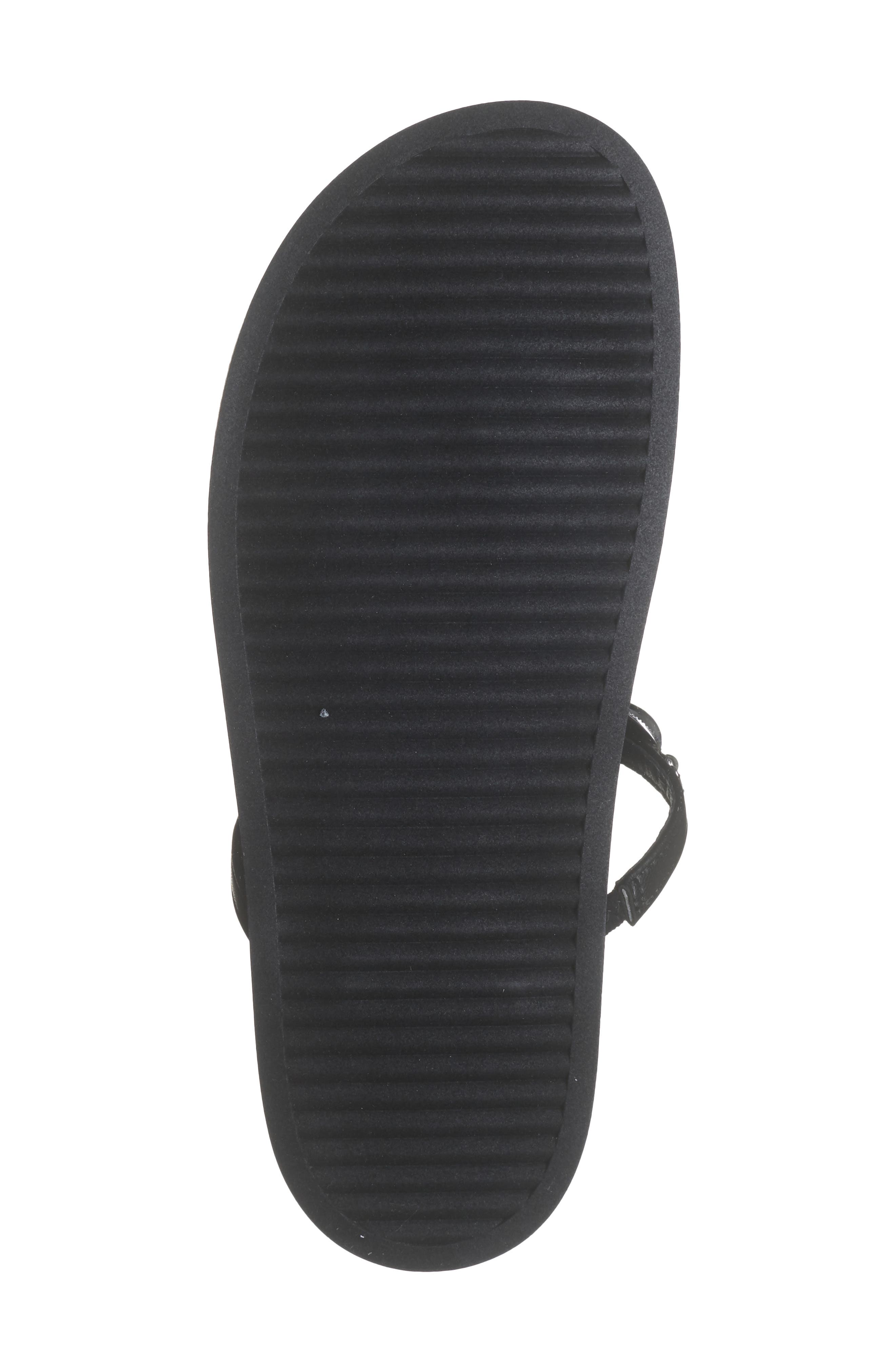 Steve Madden Zaire T-Strap Sandal, Alternate, color, Black