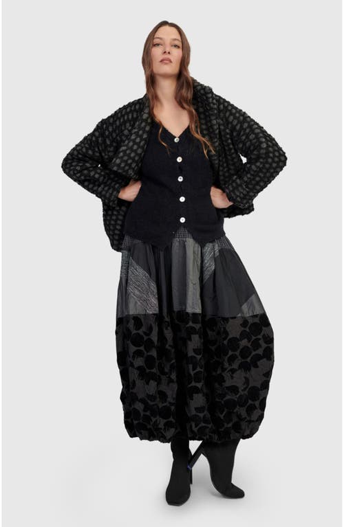 Alembika Pyre Cocoon Skirt In Black