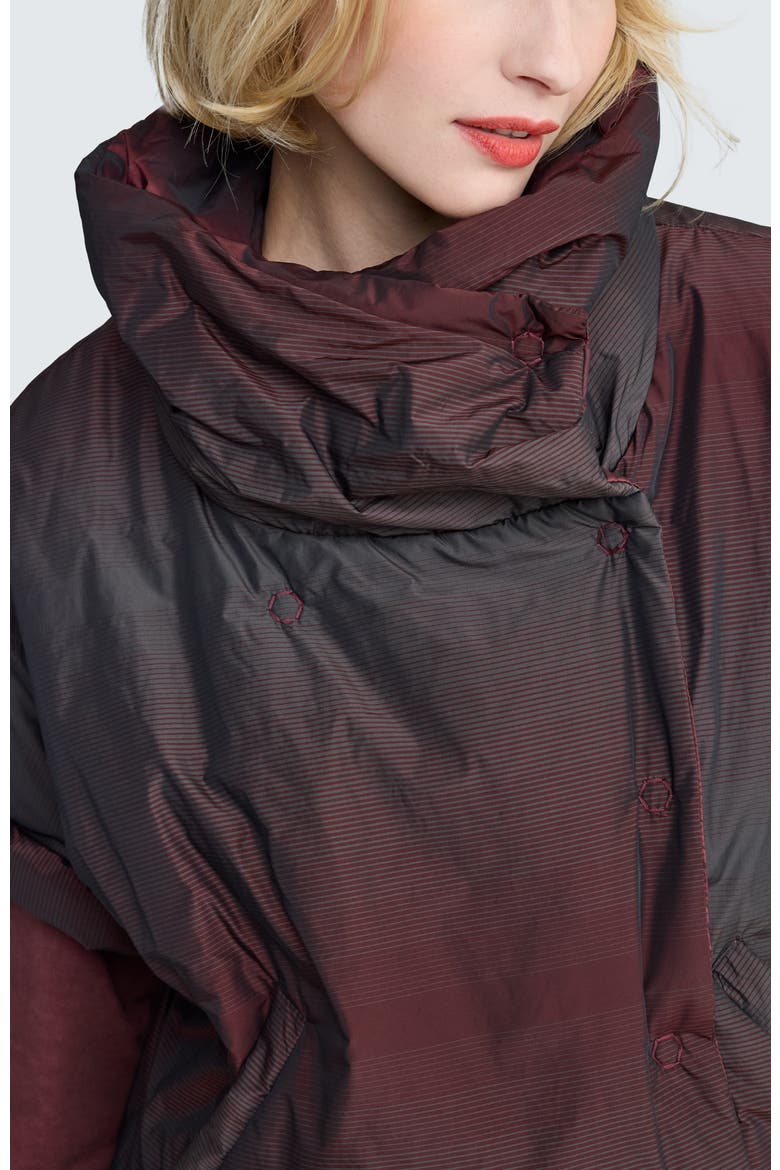 Stella Sculptural Cropped Jacket, Alternate, color, Mulberry
