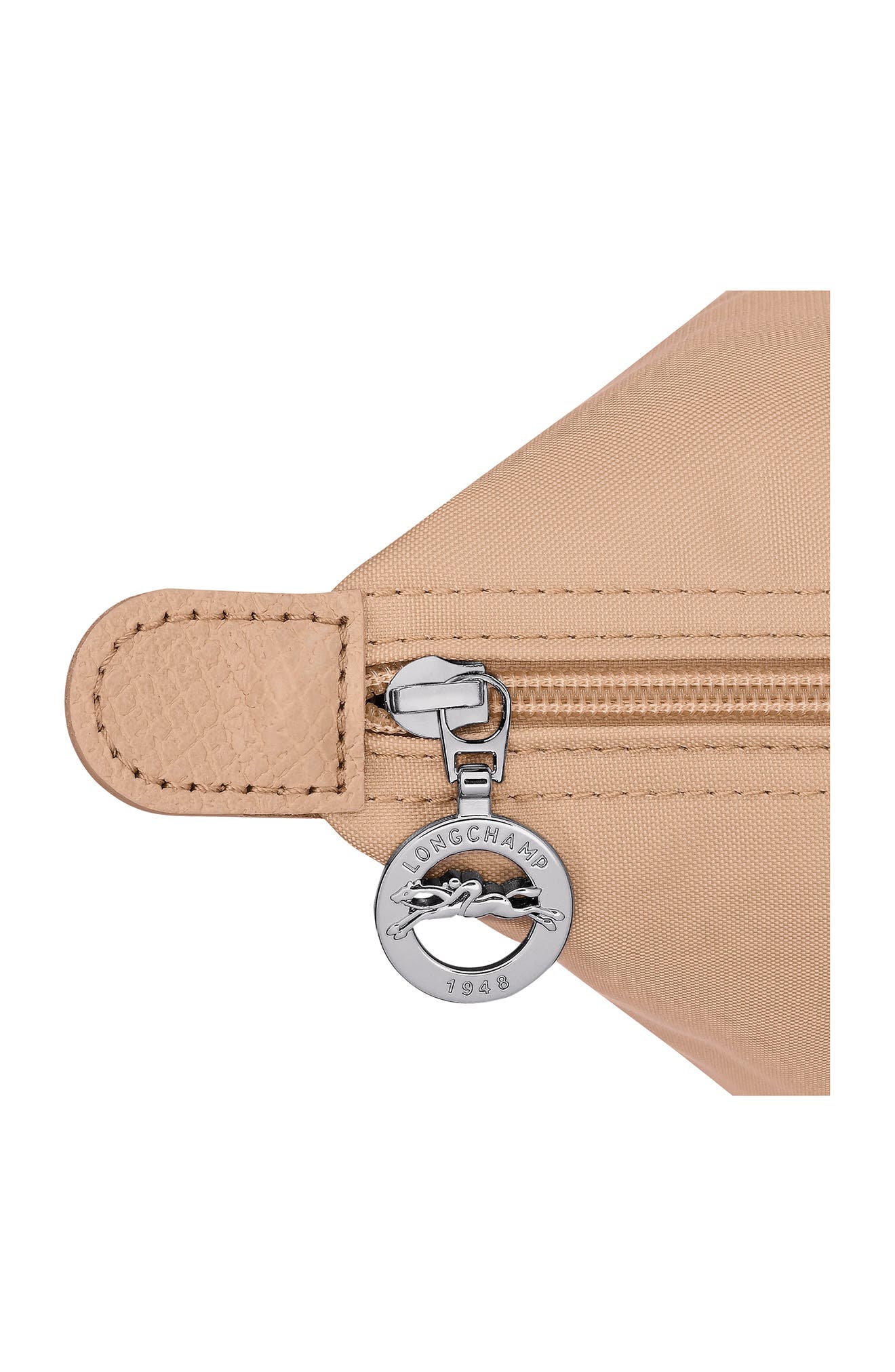 Large Le Pliage One Nylon Shoulder Tote, Alternate, color, BEIGE