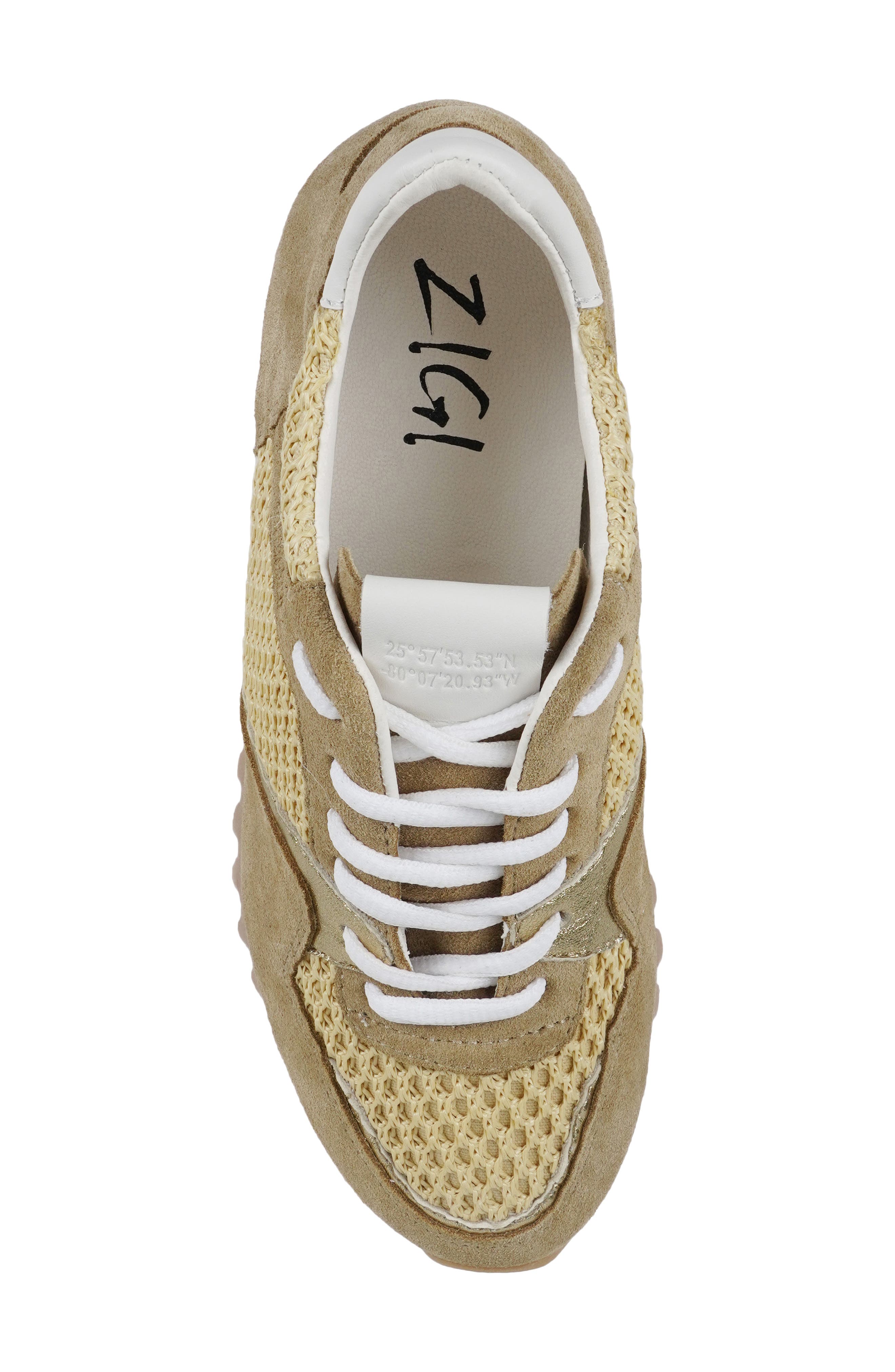 ZIGI Porsh Sneaker, Alternate, color, Natural