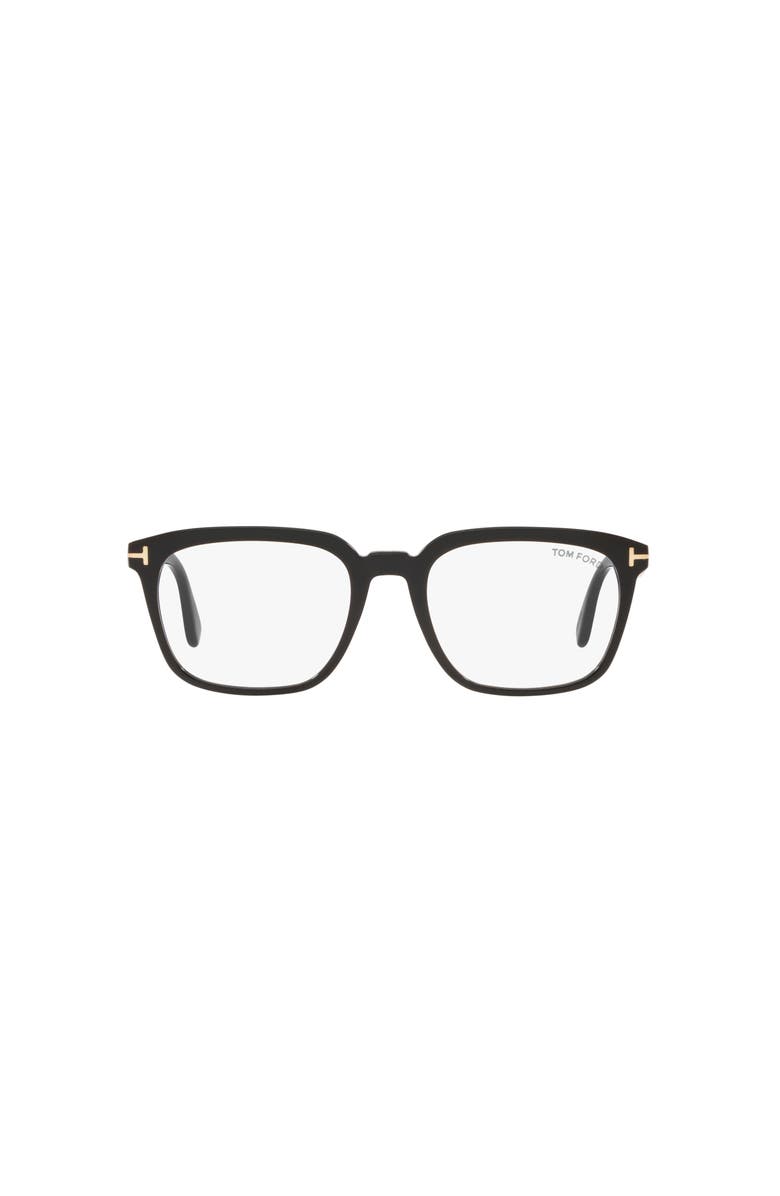 TOM FORD 53mm Square optical glasses, Alternate, color,