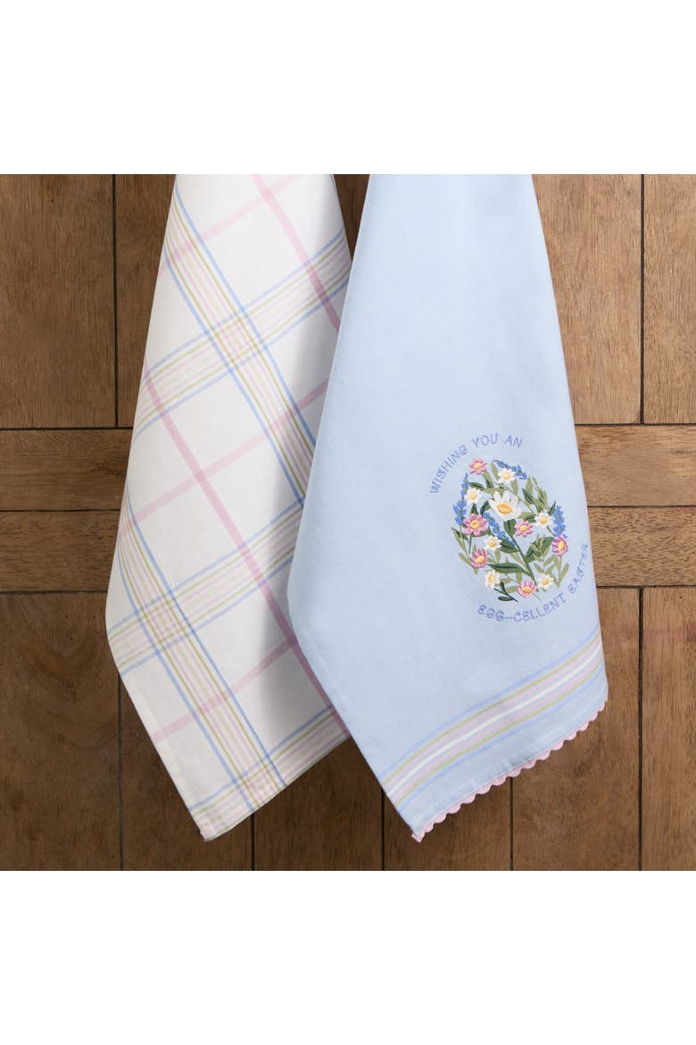 Egg-cellent Easter Dishtowel Set of 2, Alternate, color, Egg-cellent