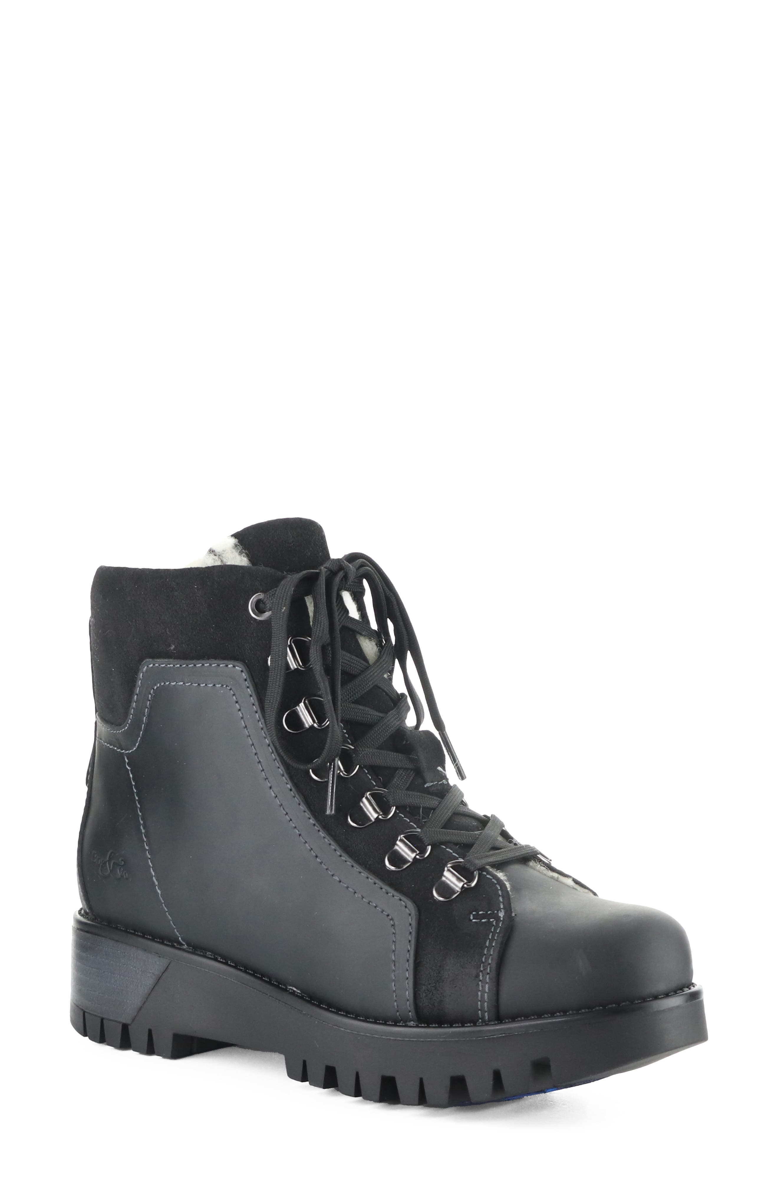 Garo Prima Leather Bootie, Main, color, BLACK