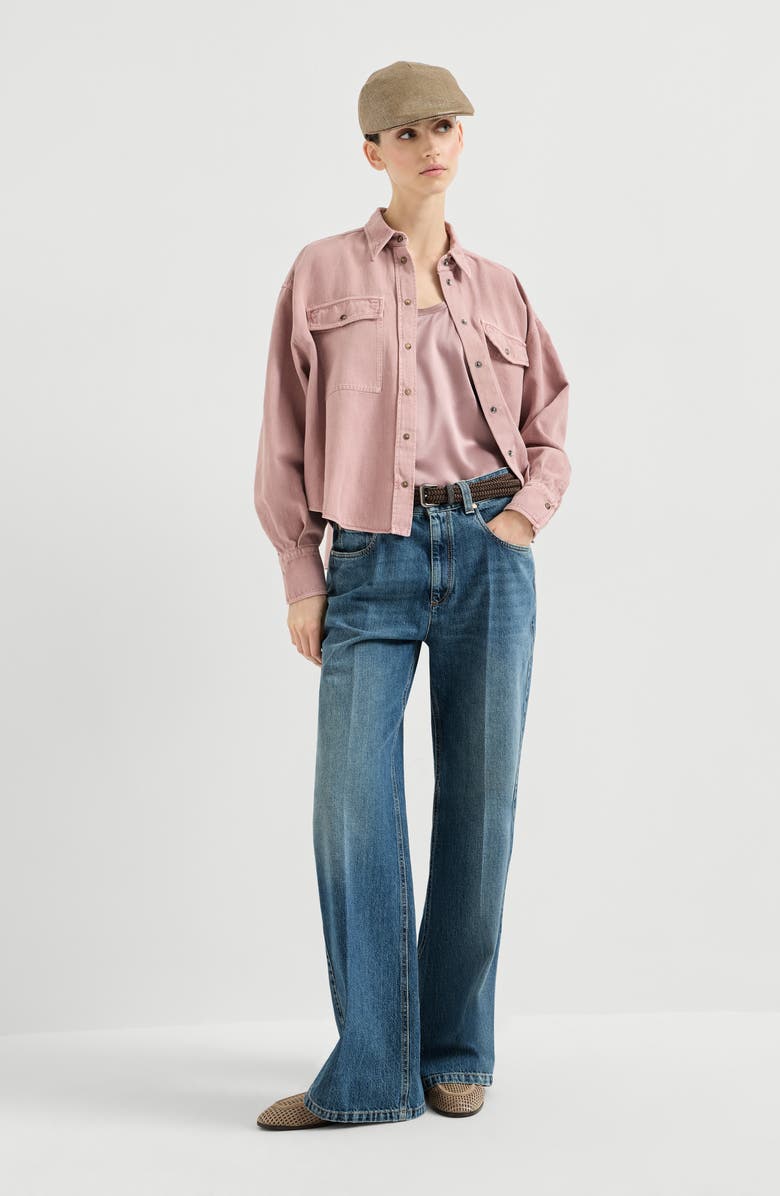 Brunello Cucinelli Contemporary Loose trousers, Alternate, color, Denim