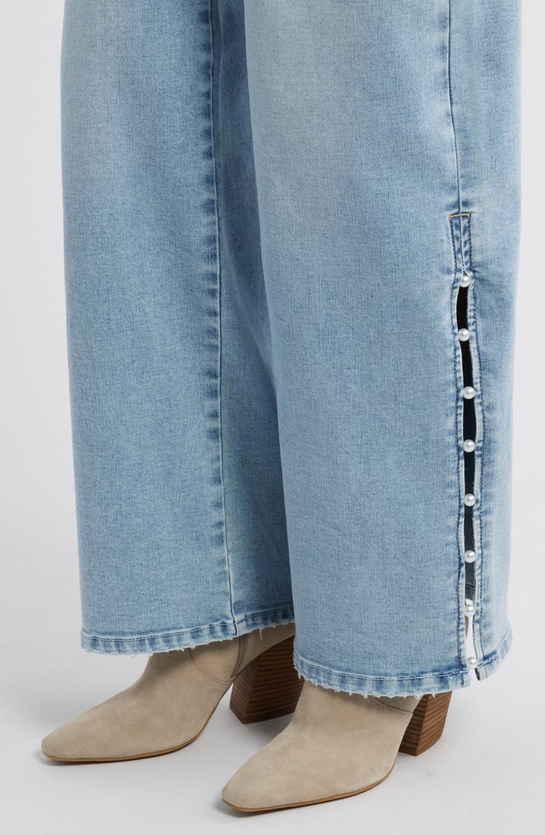Wit & Wisdom Sam 'Ab'Solution High Waist Wide Leg Jeans, Alternate, color, 