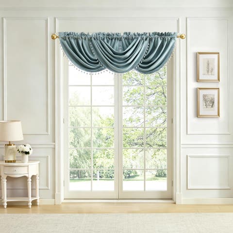 Imperial Faux Silk Waterfall Window Valance