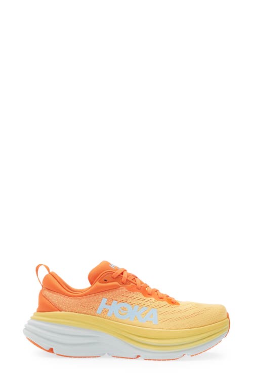 Hoka Bondi 8 Running Shoe In Animal Print