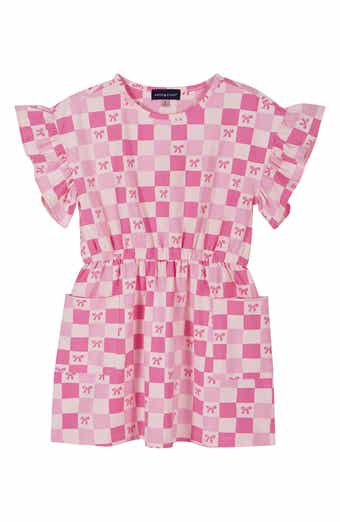 Andy & Evan Kids' Ruffle Sleeve Jersey Dress