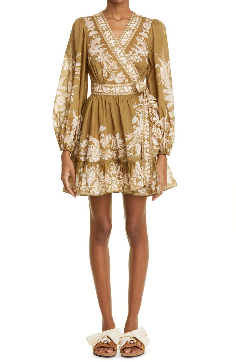 Zimmermann Anneke Wrap Dress, Main, color,