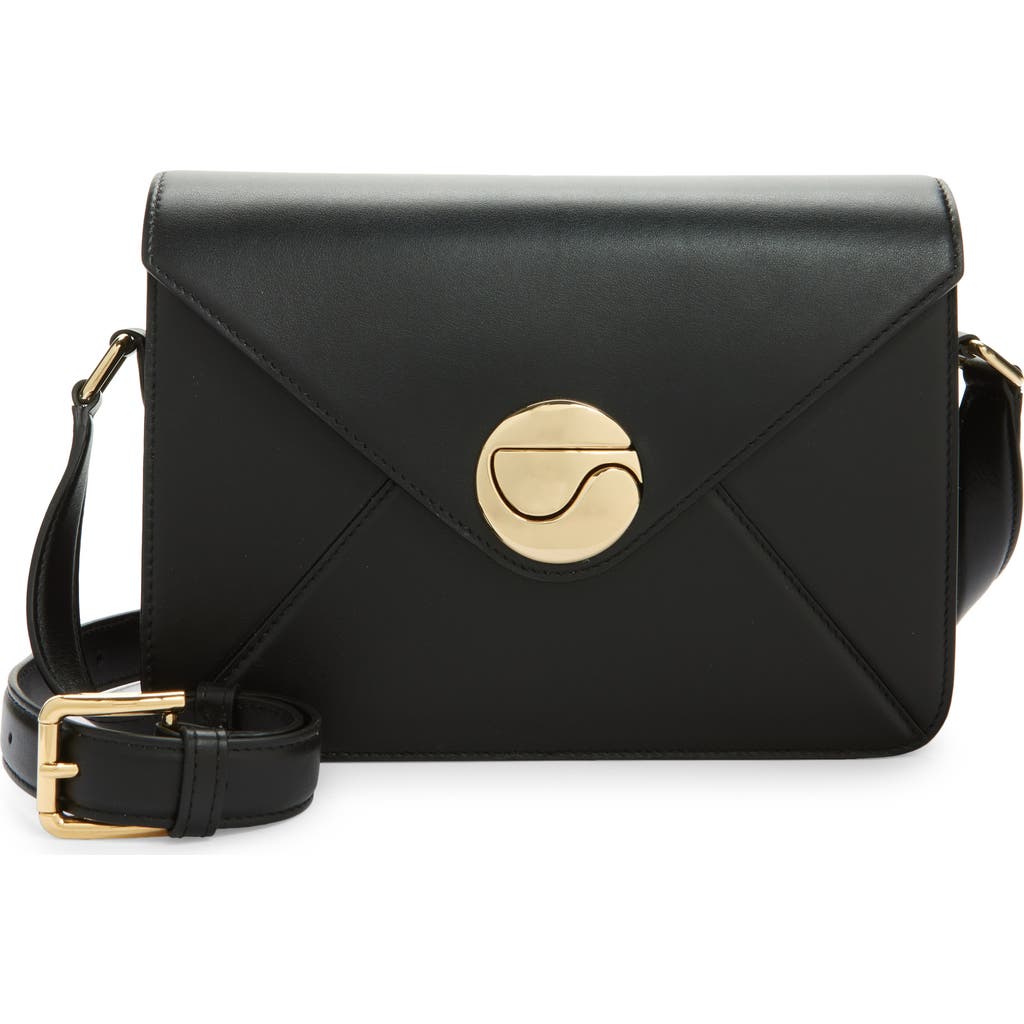 Coperni Shoulder Bag With Clasp Fastening And Adjustable Strap In Black