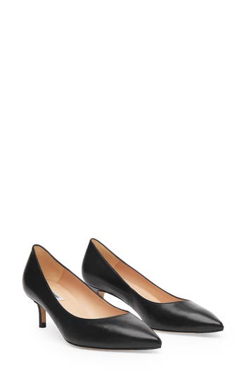 Lk Bennett Audrey Pointed Toe Kitten Heel Pump In Multi