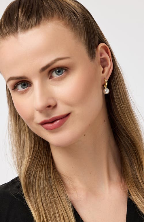Ana Luisa Maxine Pearl Drop Earrings In Gold