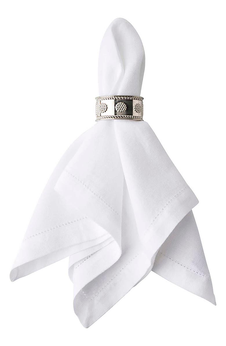 Juliska Berry
Thread Set of 4 Napkin Rings, Alternate, color, Silver
