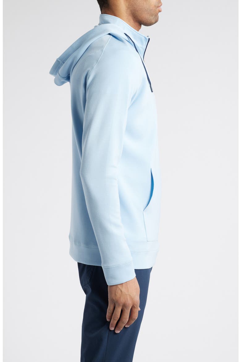 Jonathan Quarter Zip Golf Hoodie, Alternate, color, SKY