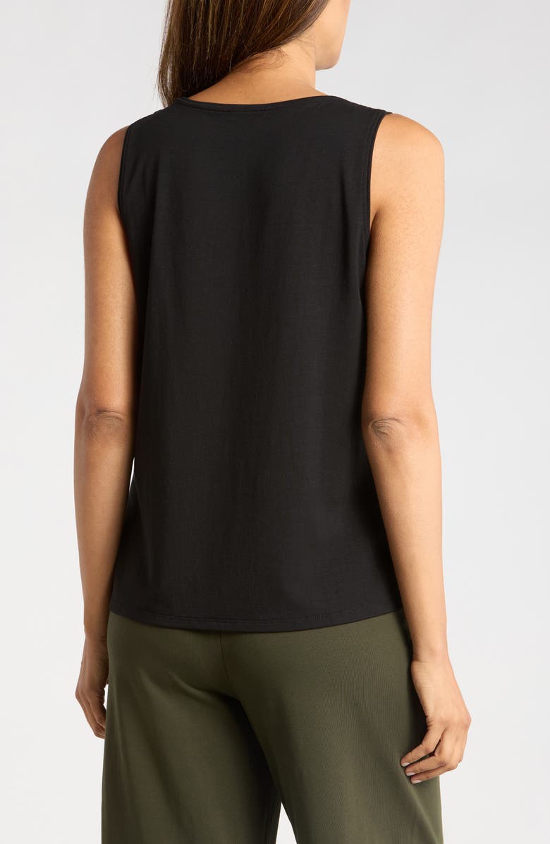 Eileen Fisher Crewneck Jersey Tank, Alternate, color, 