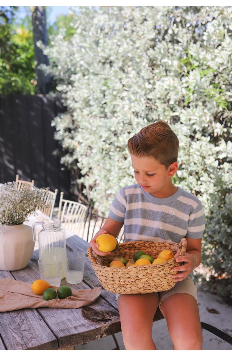 Ely's & Co. Looms Wave Collection - Stripe Knit Top, Alternate, color, Blue