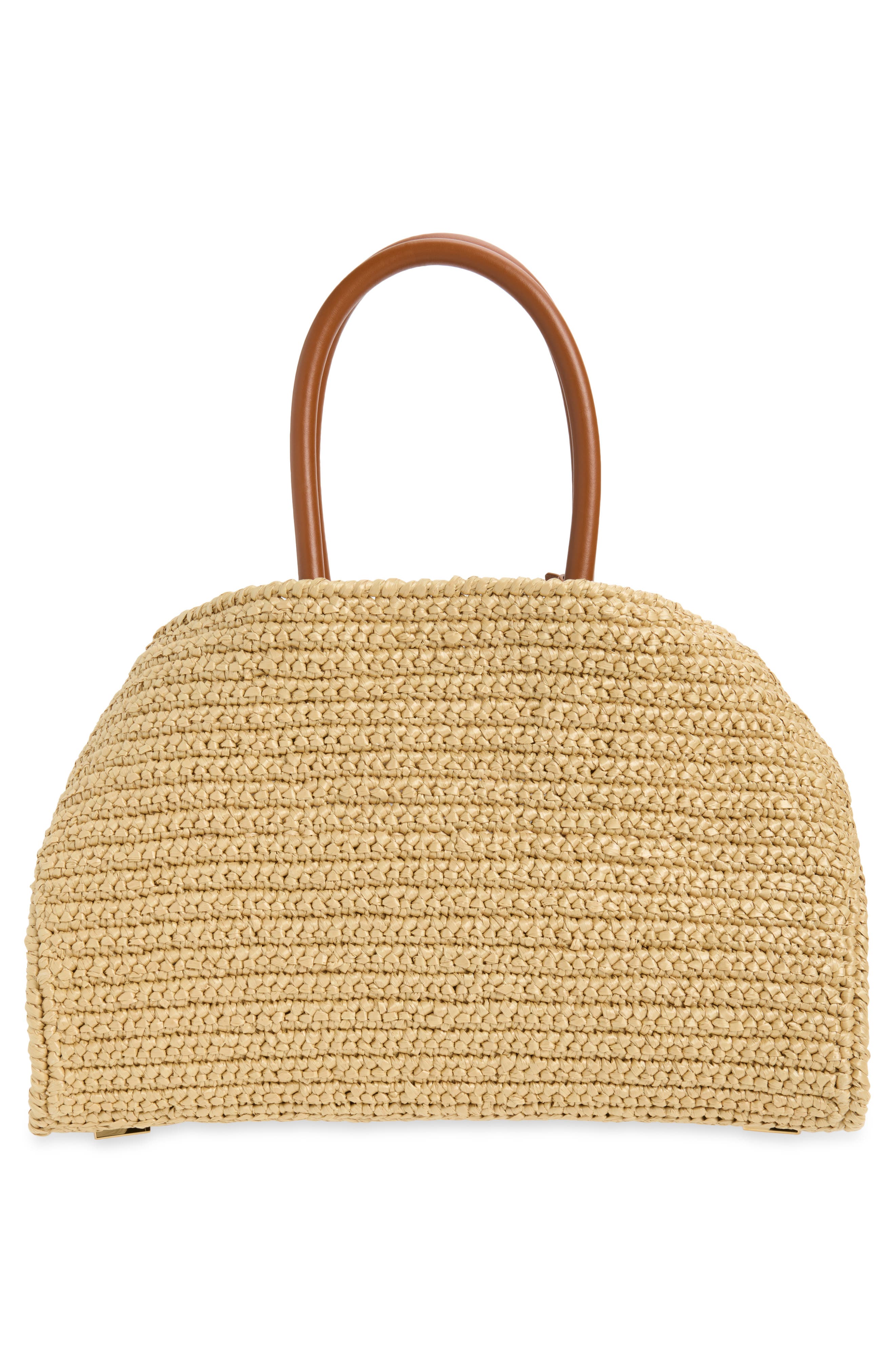 Synthetic Straw Hug Bag, Alternate, color, NATURALE DARK SAND