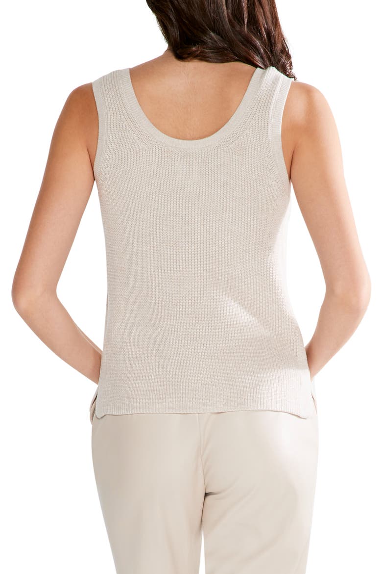 Shaker Stitch Sweater Tank, Alternate, color, CANVAS
