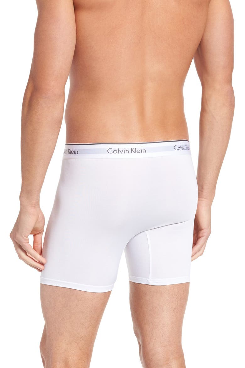3-Pack Micro Stretch Boxer Briefs, Alternate, color, WHITE