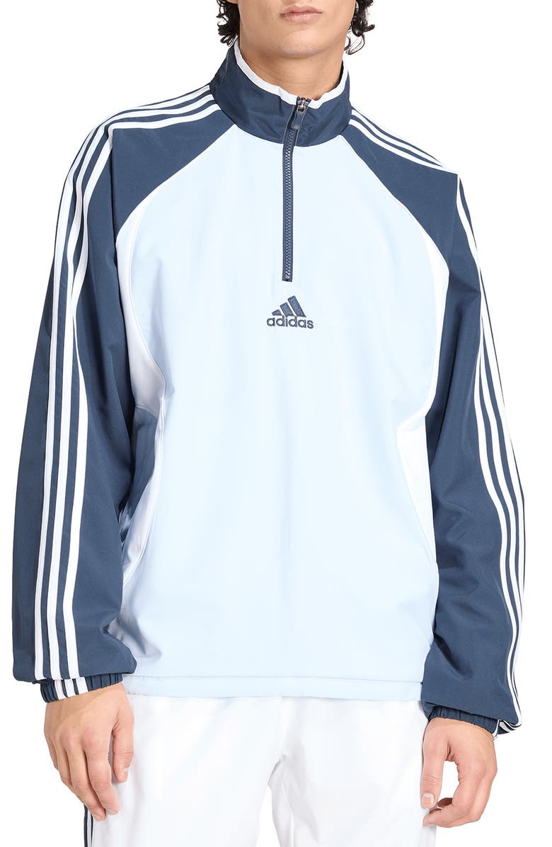 adidas Teamgeist Half-Zip Pullover, Main, color, Crystal Sky/ /