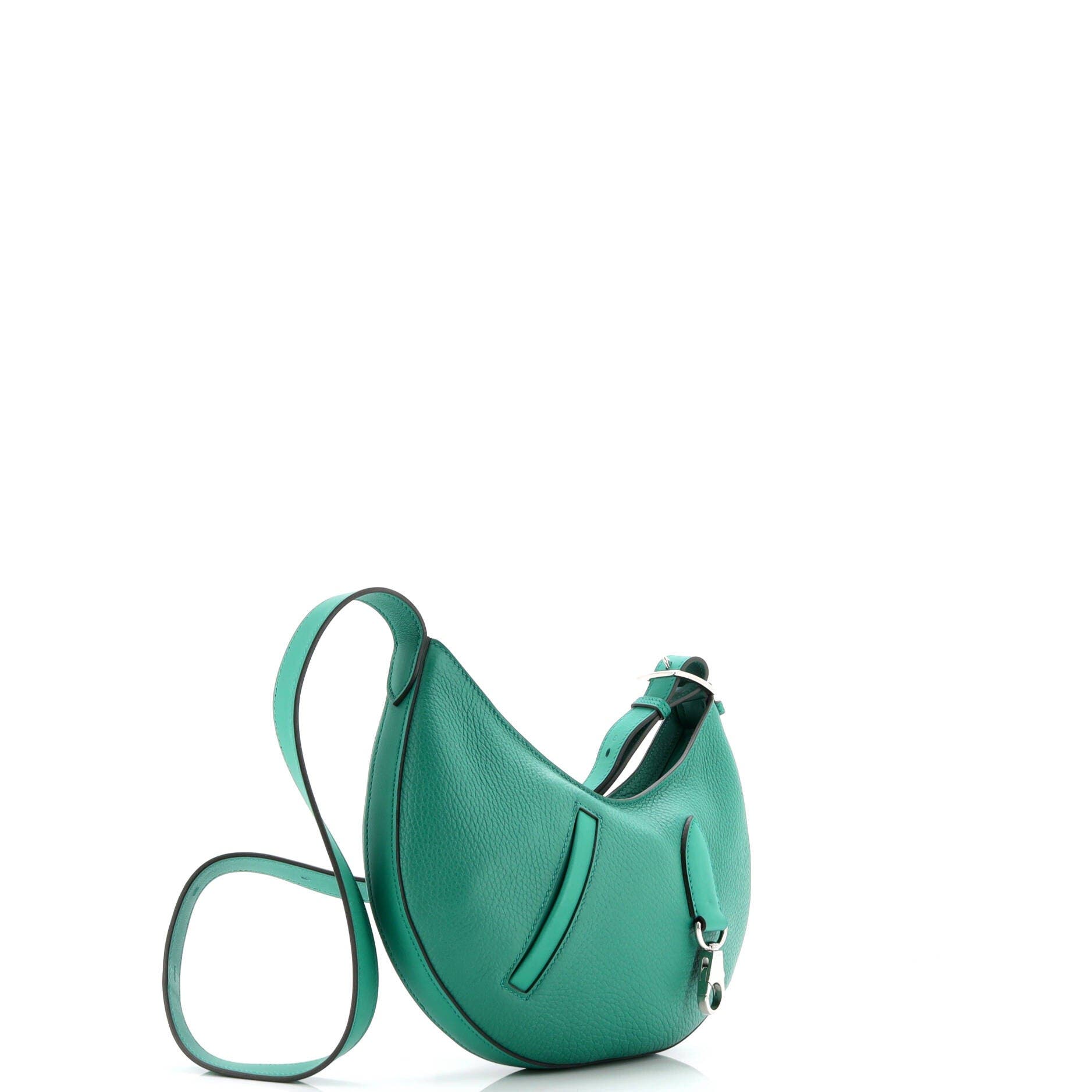 Pre-Owned Hermes Arcon Bag Togo and Swift Petite, Alternate, color, Vert Vertigo