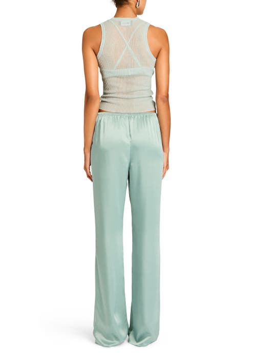 Shop Ser.o.ya Jori Rib Knit Tank In Frosted Sea