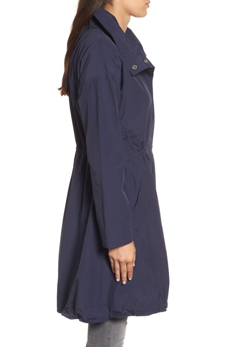Eileen Fisher High Collar Long Jacket, Alternate, color,